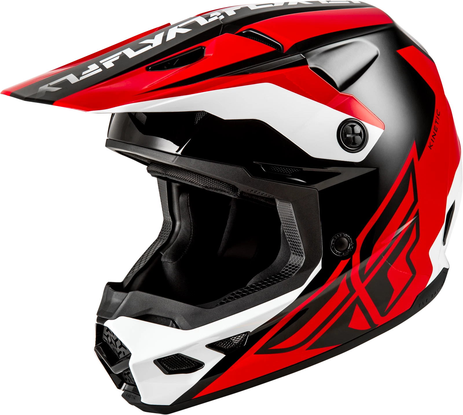 Fly Racing Kinetic Crest Off-road Helmet 2x-large Red Black White