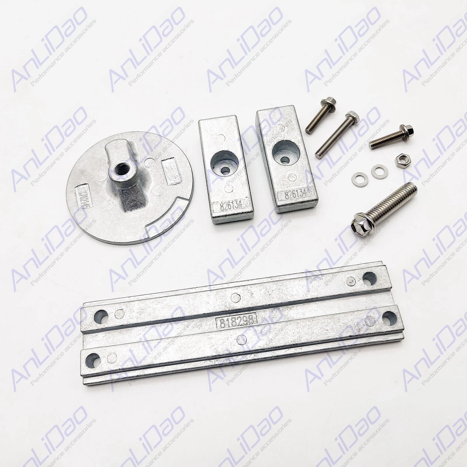 Fits Mercury Marine L4 Verado 4 Strokes OptiMax Outboards Anode Kit 8M0107551