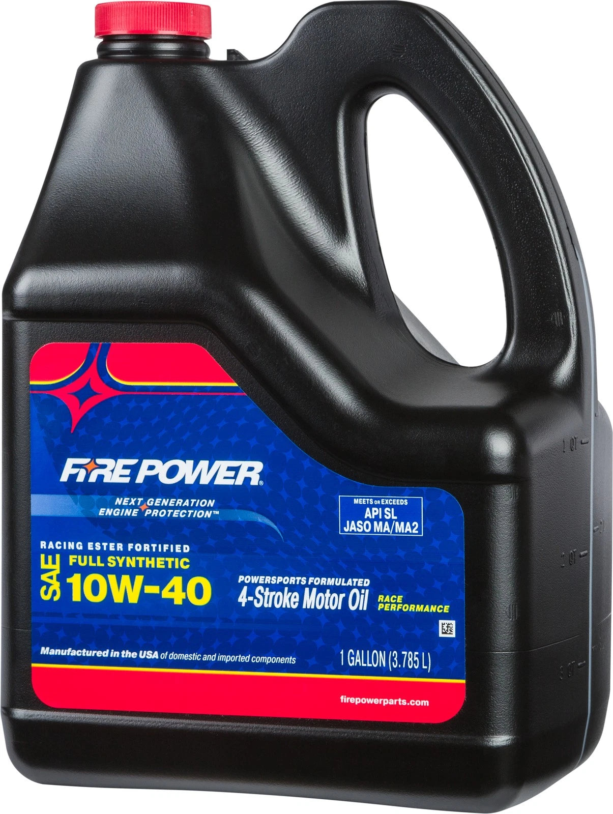 Fire Power Synthetic Ester Oil 10W-40 4t 1 Gallon For Powersports