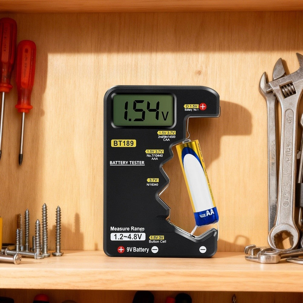 Digital LCD Battery Tester