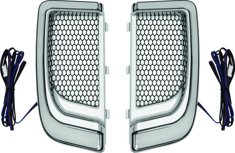 Kuryakyn Tracer Lower Fairing Grill Chrome – Fits Harley Davidson