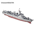 1:1000 Scale 055 Destroyer Model 3d Unassembled Kit Metal Model
