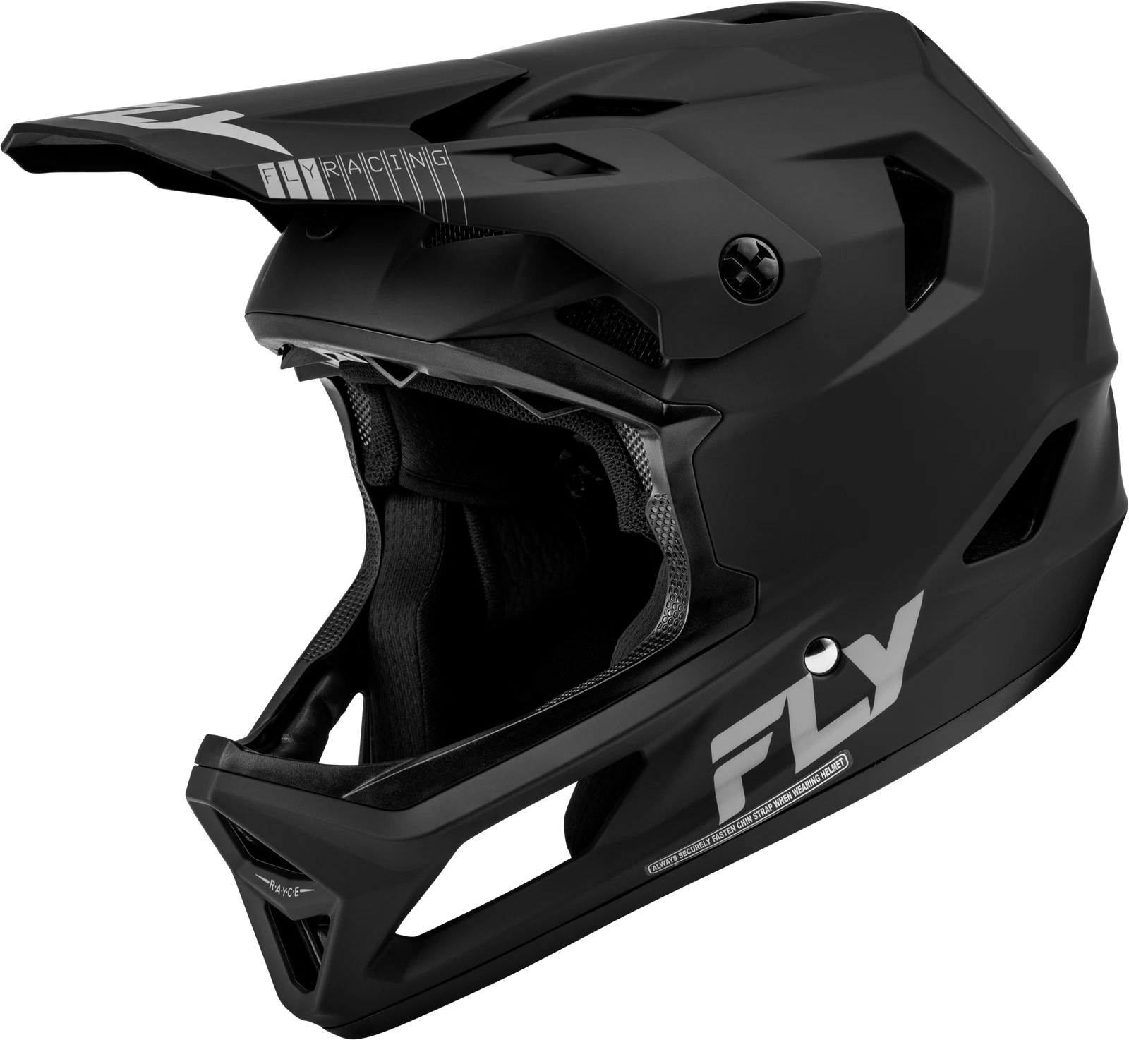 Fly Racing Youth Rayce Bicycle Helmet Matte Black 2019-2024 Medium