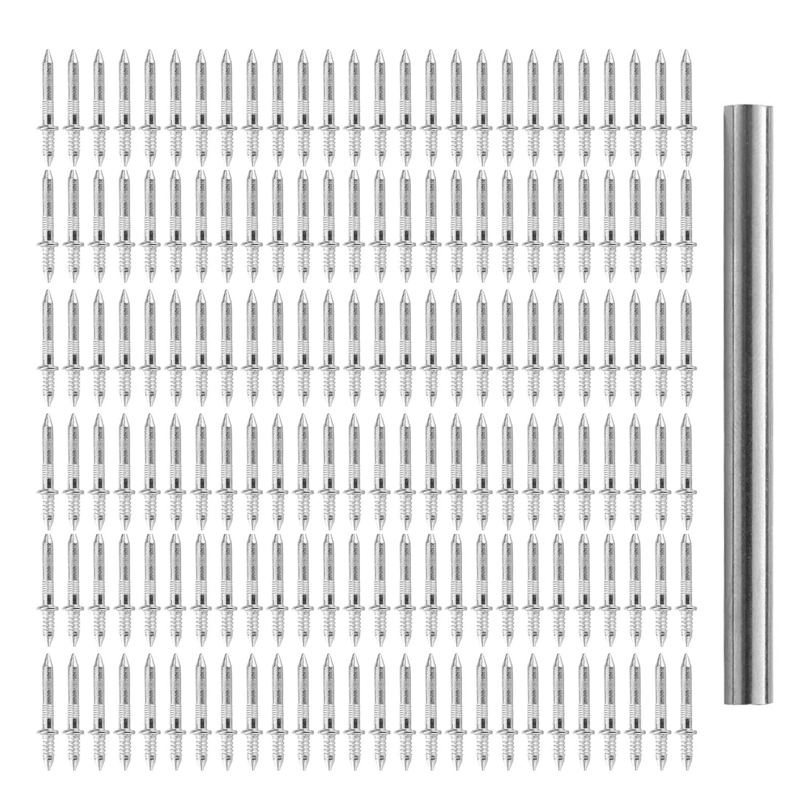 Double-head Seamless Installation Metal Nail Accessories With Sleeve