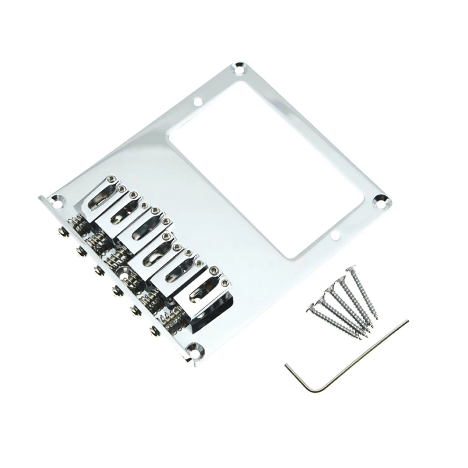 Adjustable Saddles 6 String Fixed Hardtail Bridge For Tele Telecaster