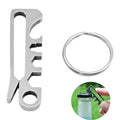 Keychain Bottle Opener Rattlesnake Design