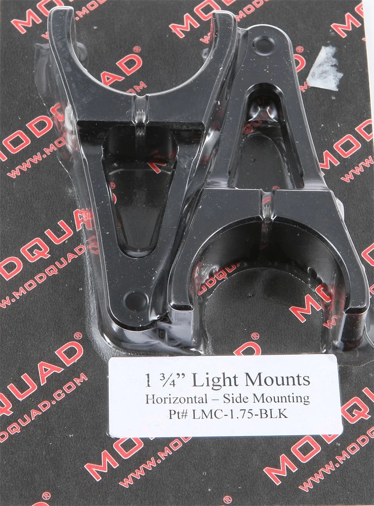 Modquad Lmc-1.75-blk Atv/utv Light Mount Clip Bracket For 1.75 Inch
