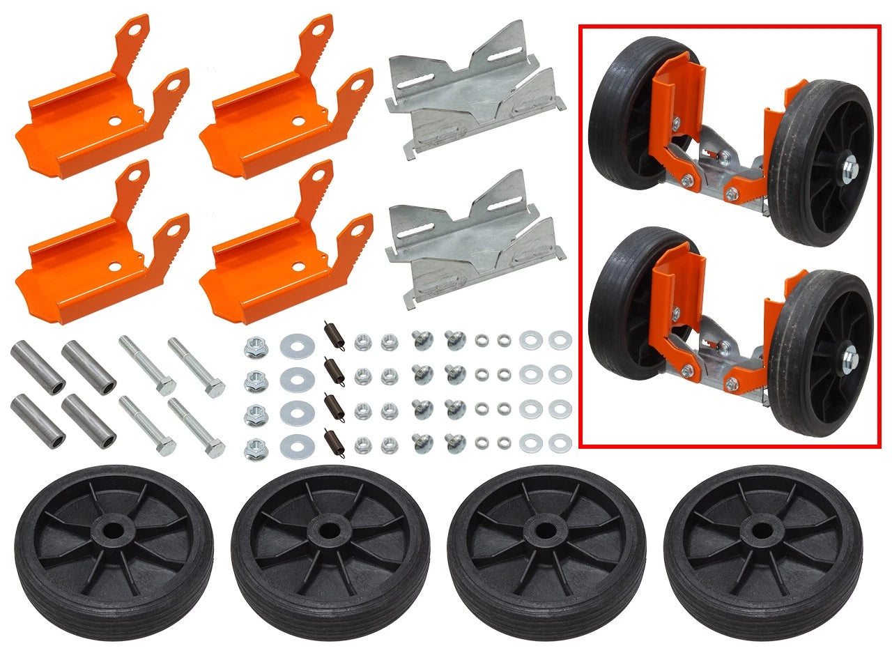 Sp1 Ski Wheels Dolly Set Pr For Snow Equipment Lifts & Stands