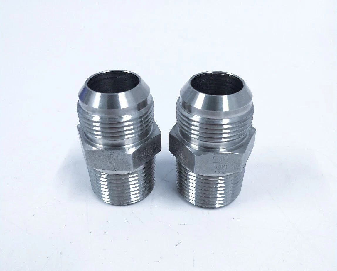 Parker Ssp 1" Flared 3/8" Npt 316 Male Connector Fitting -