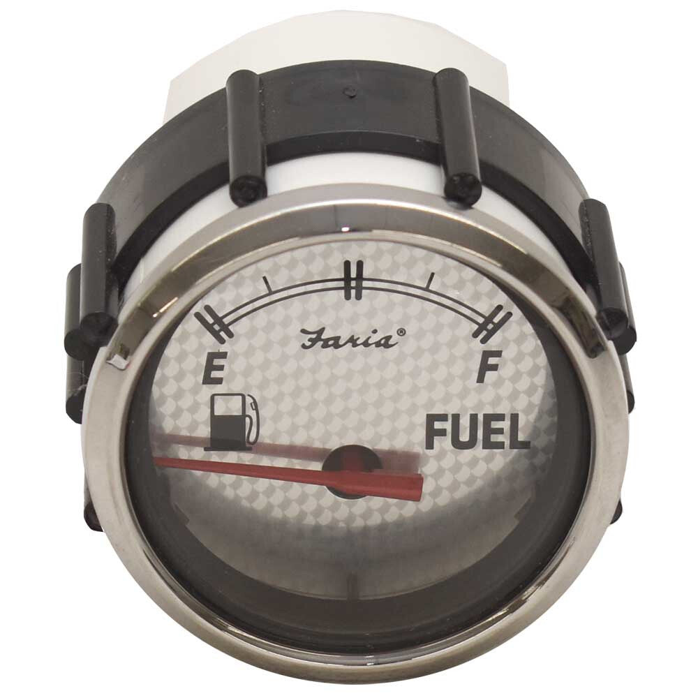 Fuel Level Gauge Faria GP5062A 2 Inch Silver by Faria