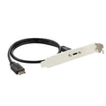 P&p Usb 3.1 Type E Pci-e To Type C Female Gen 2 Extension Cable With