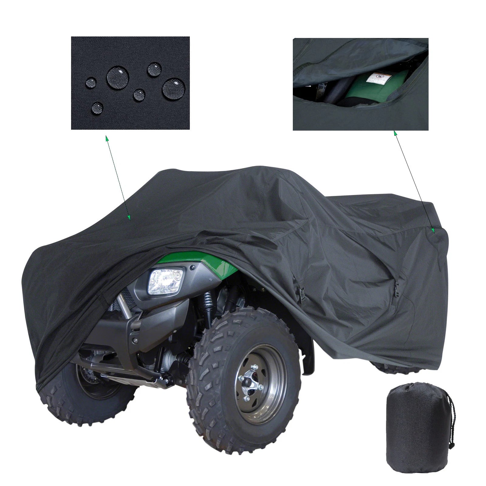 Bombardier Can-am Quest 650 500 Xt Waterproof Trailerable 4 Wheeler