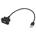 Car For Dash Flush Mount Usb For Port Usb For Port 27.5 Cm Adapter
