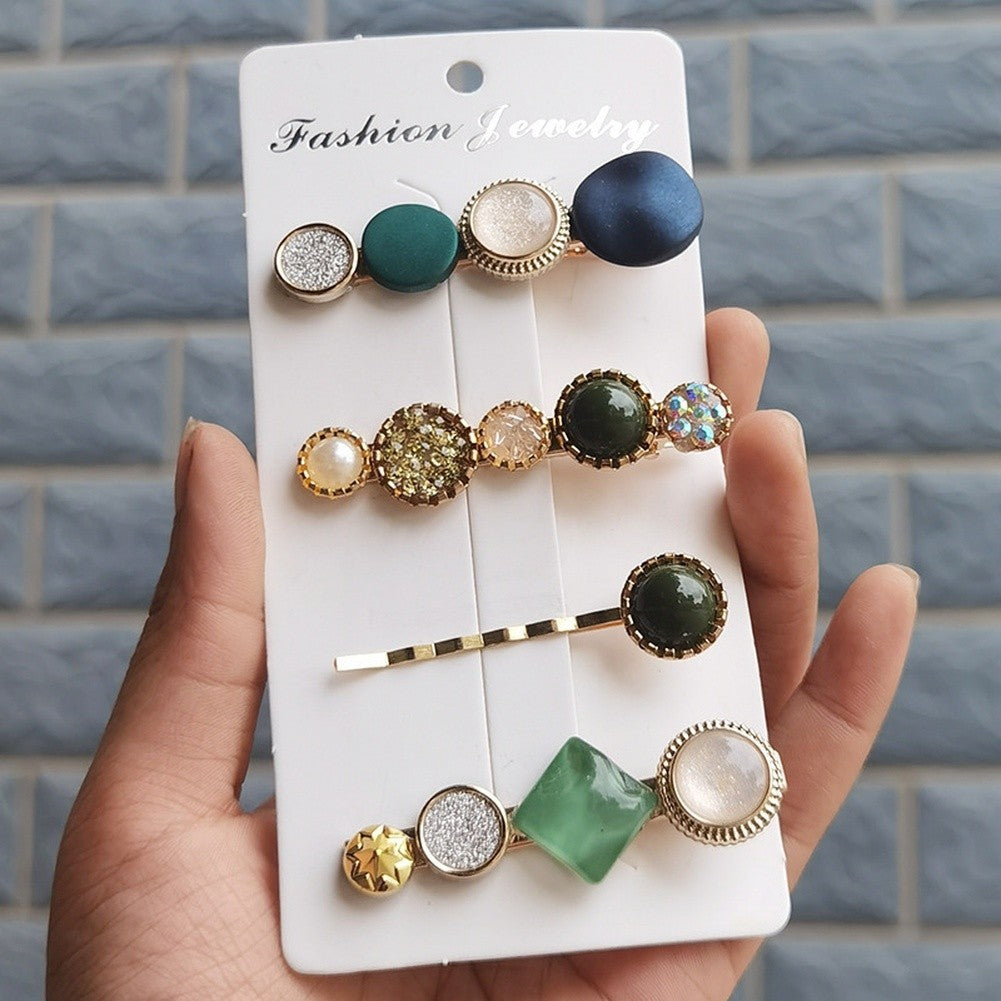 Pearl Side Pins Hair Clips