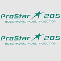 Boat Decal Stickers ProStar 205 Green by MasterCraft