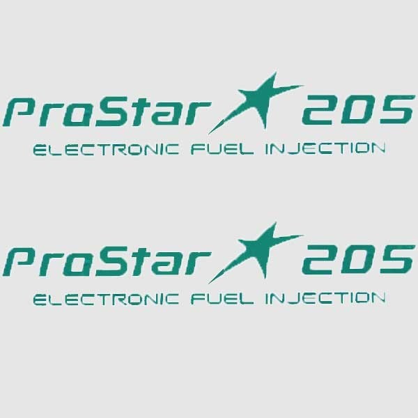 Boat Decal Stickers ProStar 205 Green by MasterCraft
