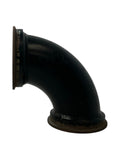 Volvo Penta 3829021 Exhaust Pipe Elbow 4 1/2in Flange Od Steel Cast,
