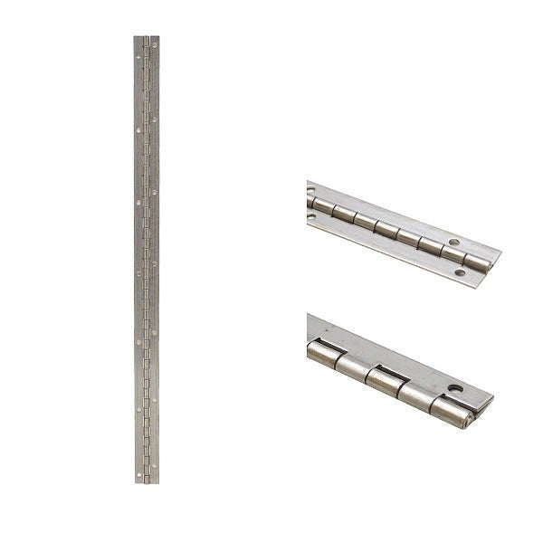Boat Piano Hinge 162821 | 22 x 1 1/4 Inch Stainless Steel by Boat
