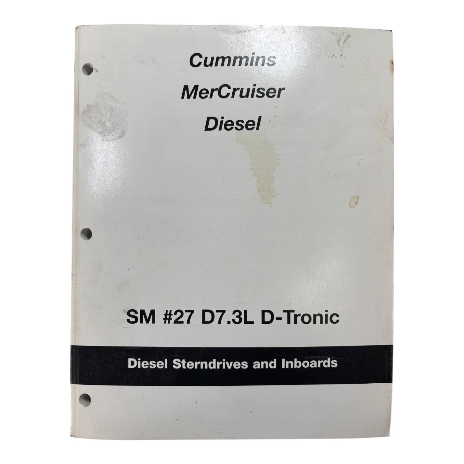 Cummins Mercruiser Diesel Sm #27 D7.3l D-tronic, 90-861784-1 (2002)