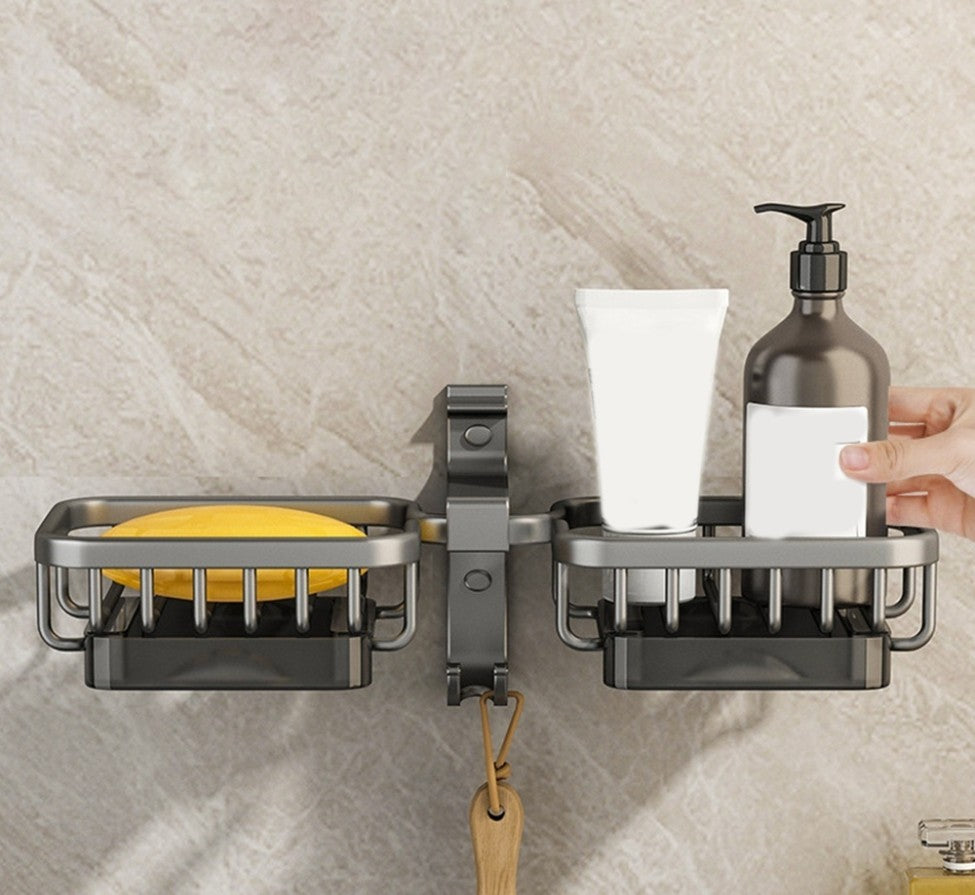 Bathroom Storage Soap Holder Wall Mount