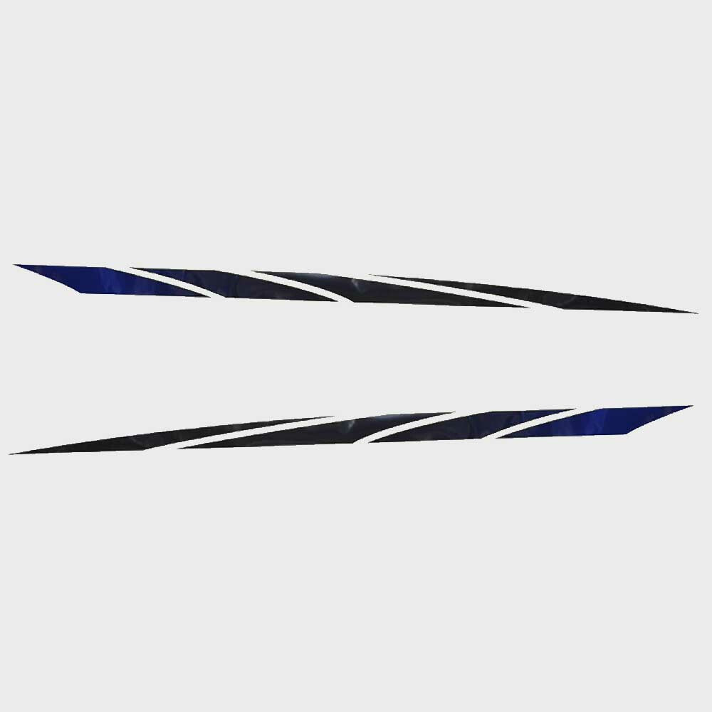 Glastron Graphic Decal 0573043 Blue Black Sticker Set of 2 by Glastron
