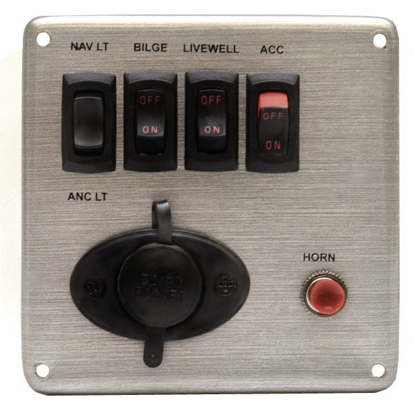 BH Electronics Boat Battery Selector Switch 735-701SBNB BEP 1-2-Both by BH Electronics
