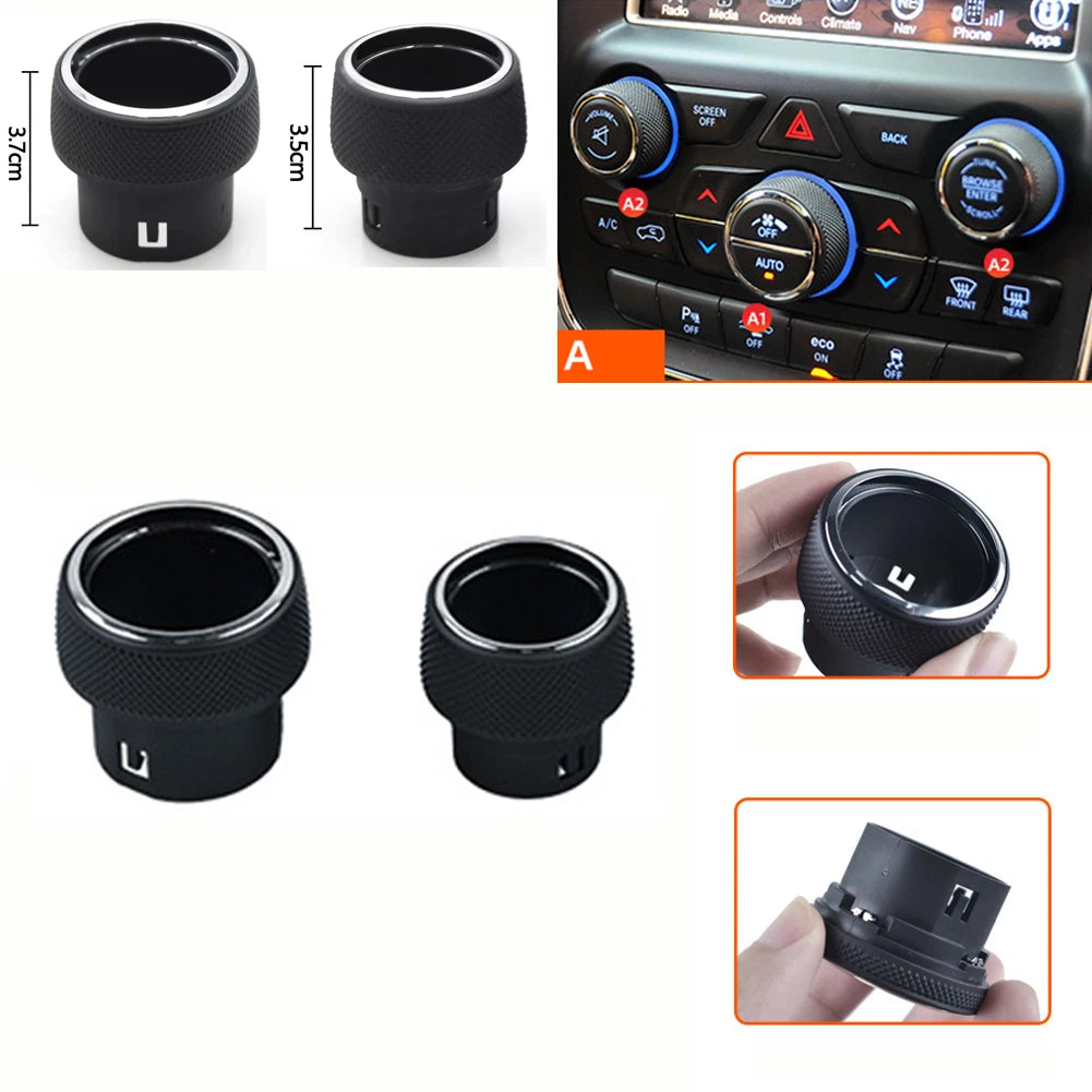 Replacement Button Ac Control Knob Abs Plastic Construction Easy