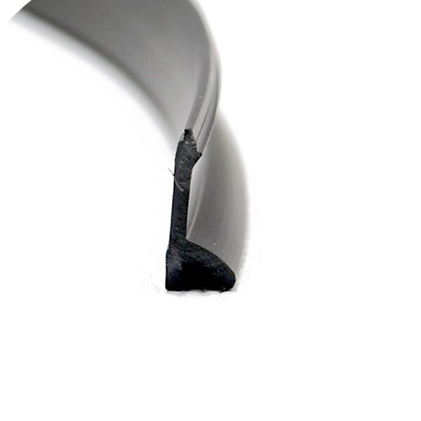 Boat T Trim Edge Molding Flexible Black