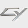 Carver Yacht Boat Raised Decal CY Silver Mirrored by Carver