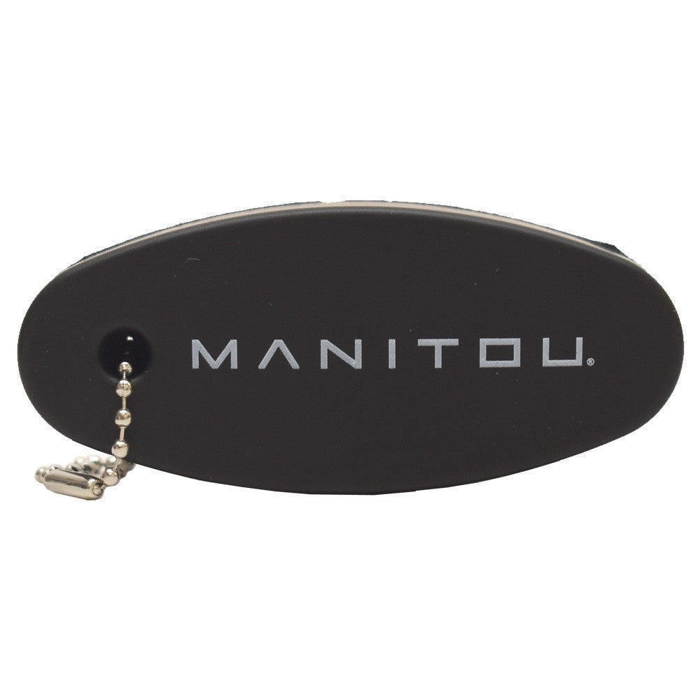Manitou Pontoon Boat Floating Key Chain Black Foam by Manitou
