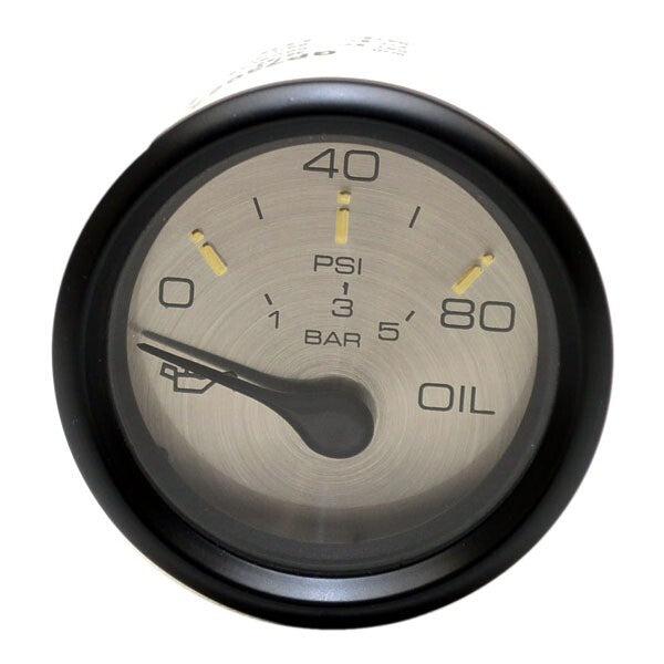 Faria Boat Marine Oil Pressure Gauge Silver 2 Inch by Faria