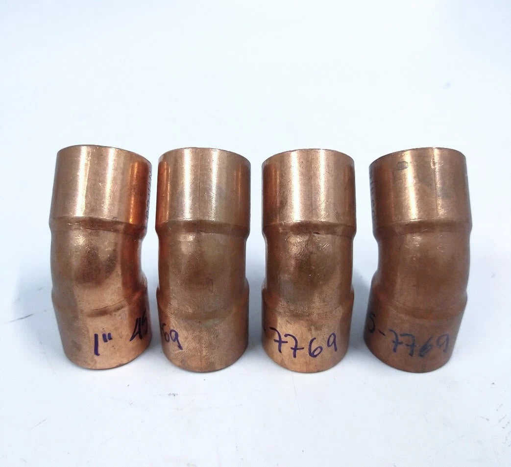 Nibco 105-7769, 1'' 45 Degree Copper Elbow - 4 Pack