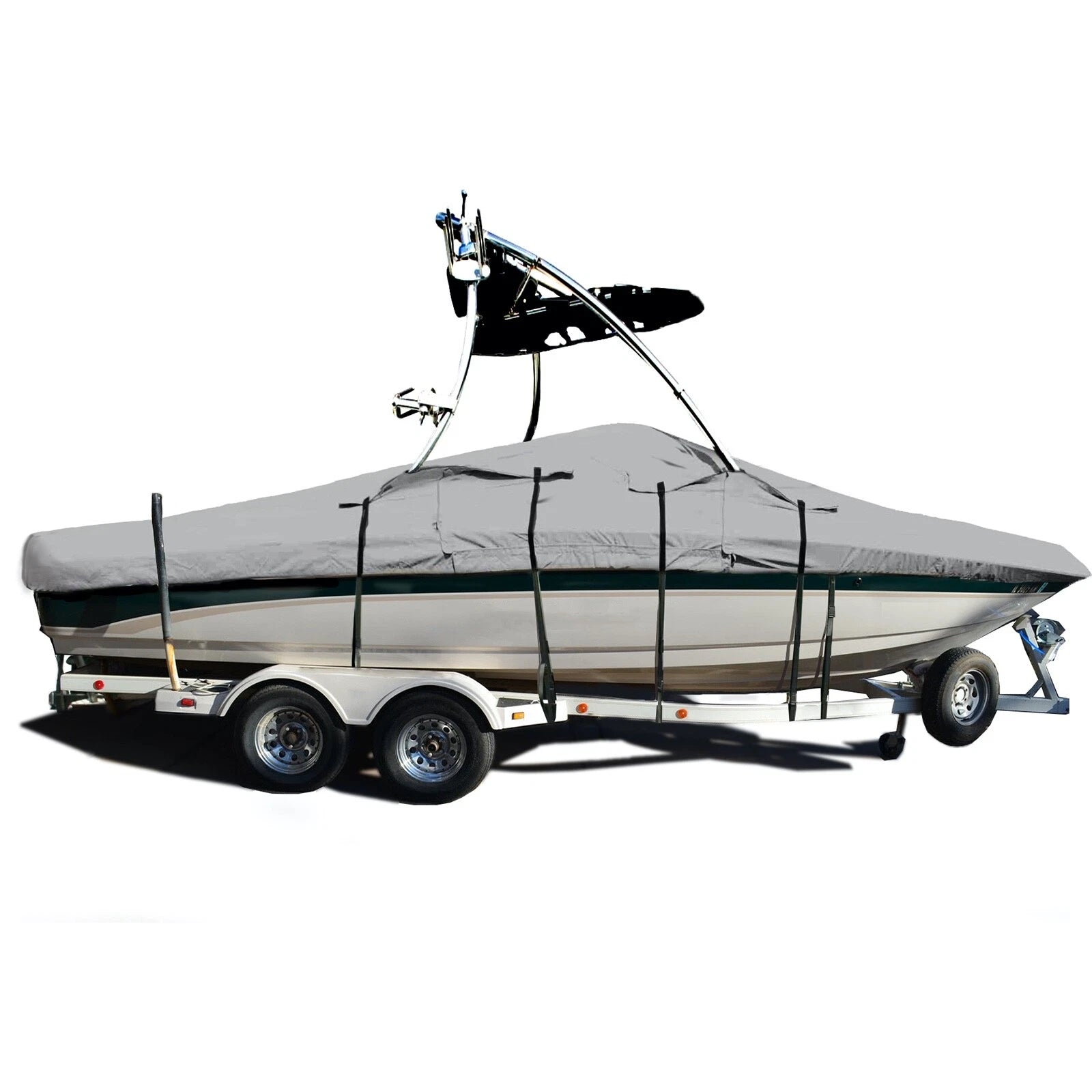 Deluxe V-hull Fishing Runabout Boat With Ski Wakeboard Tower Boat