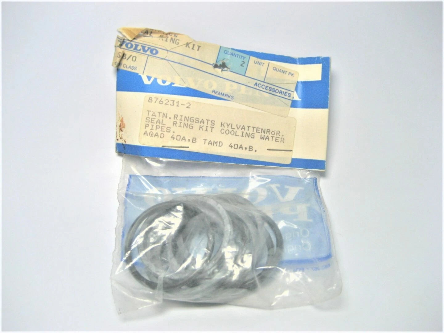 Volvo Penta 876231 Marine Boat Engine Motor Oem Seal Ring Kit