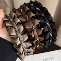 High Crown Lace Trim Headband for Women