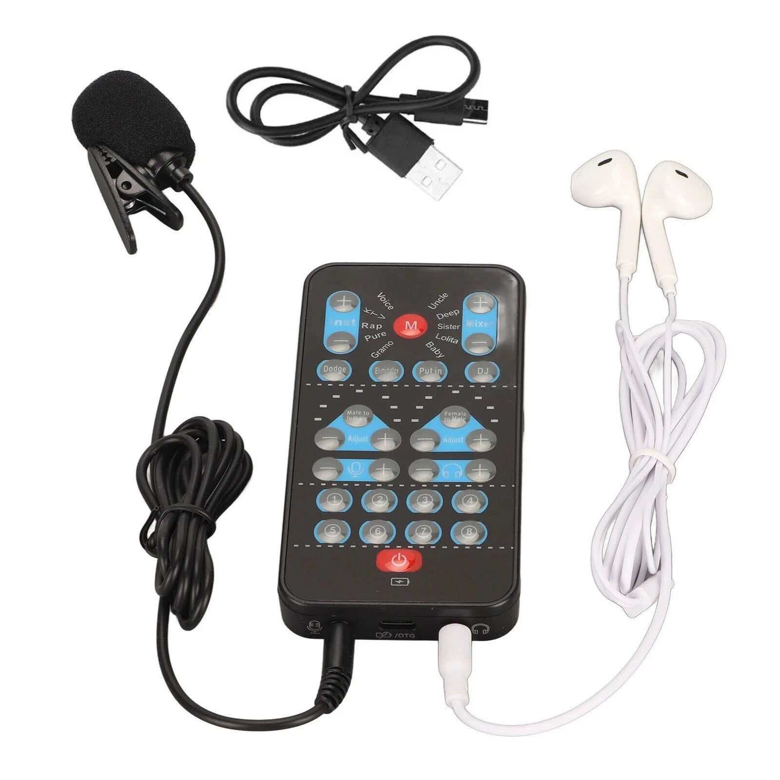 Multifunctiona<wbr/>l Handheld Voice Changer Sound Disguiser Portable