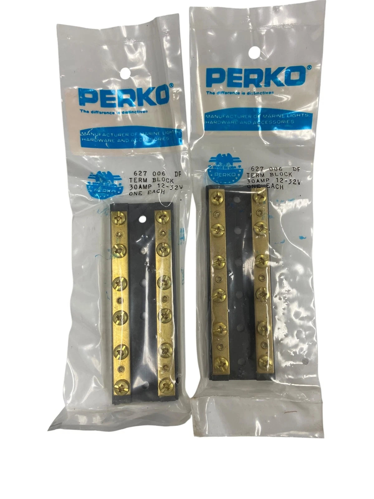 Perko 627-006-dp, Pair Of Terminal Block 6 Gang | Hook & Hull Co