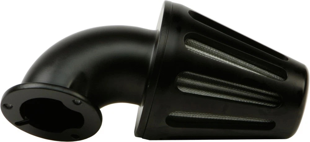 Harddrive Ram Air Filter Chopped Black 4.5" X 10" For Harley Flhtc
