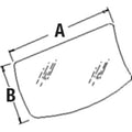 Cab Glass - Windshield Lower Fits John Deere 330 200 270 450 550 750