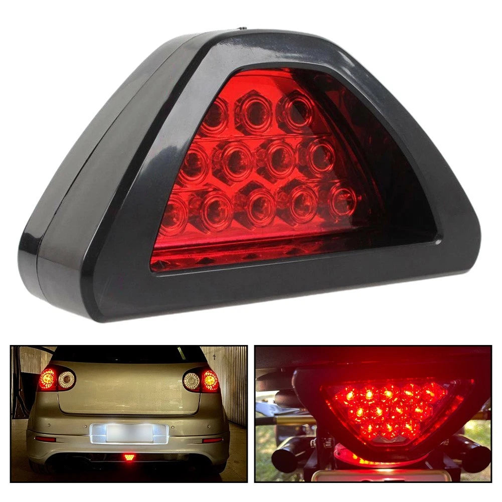 Tail Light Assembly Black Shell Red Led Bright For Pickups Trucks Suvs