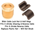 Sea Doo Billet Cable Lock Nut & Half Ring 717 787 951 by Sea Doo