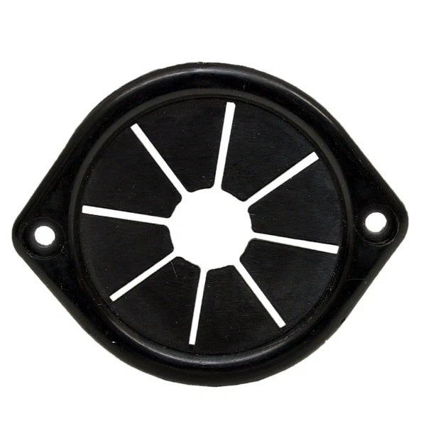 Lund Boat Grommet Rod Holder 2008234 | 3 1/2 X 3 Inch Black Plastic