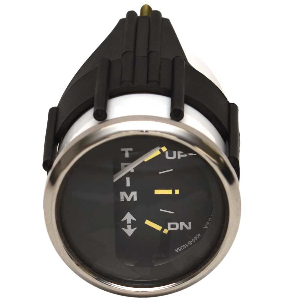 Faria Marine Boat Trim Gauge GPC639A Kronos Black BRP Suzuki 2 Inch by Faria