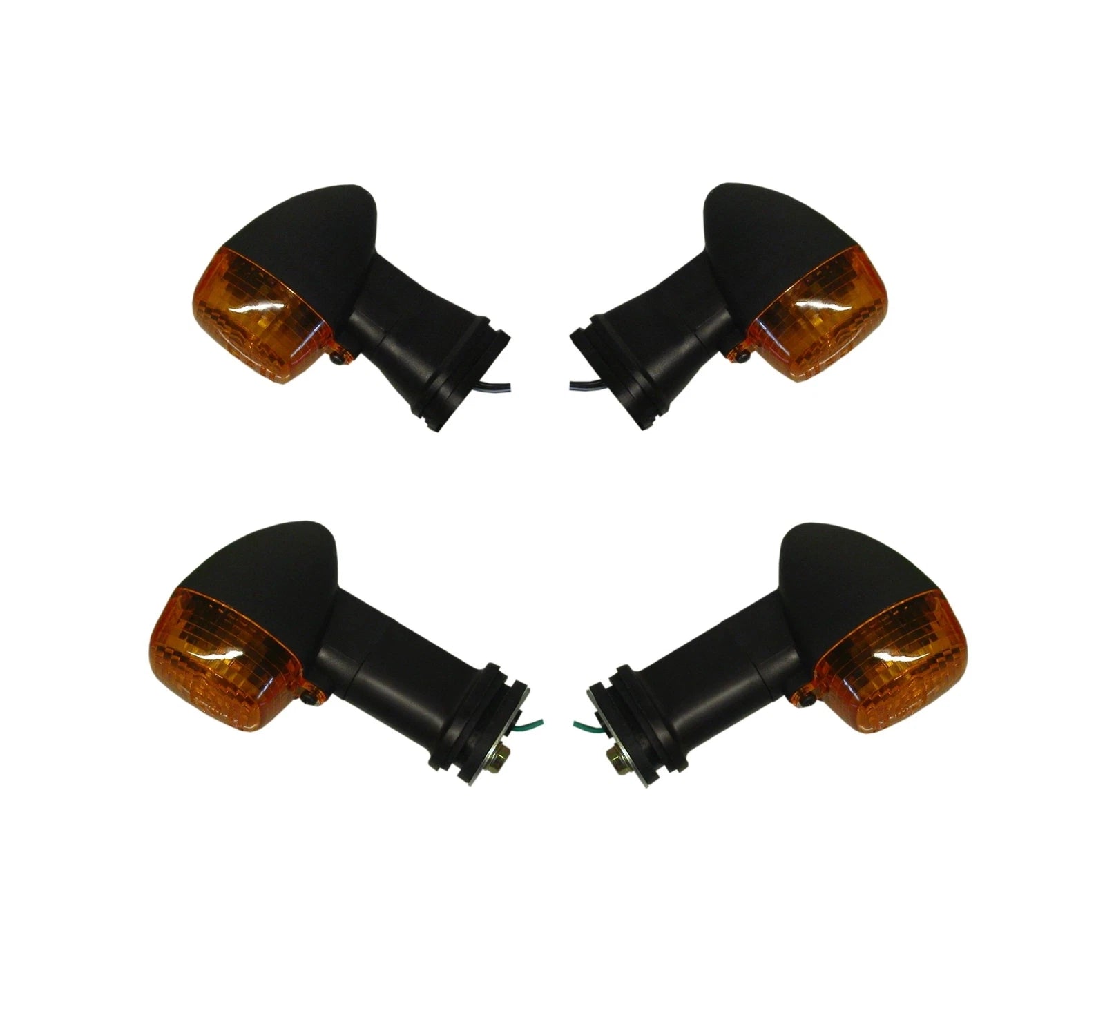 Turn Signals Set Of 4 Front & Rear For Kawasaki Zx-12r Ninja Zx1200a