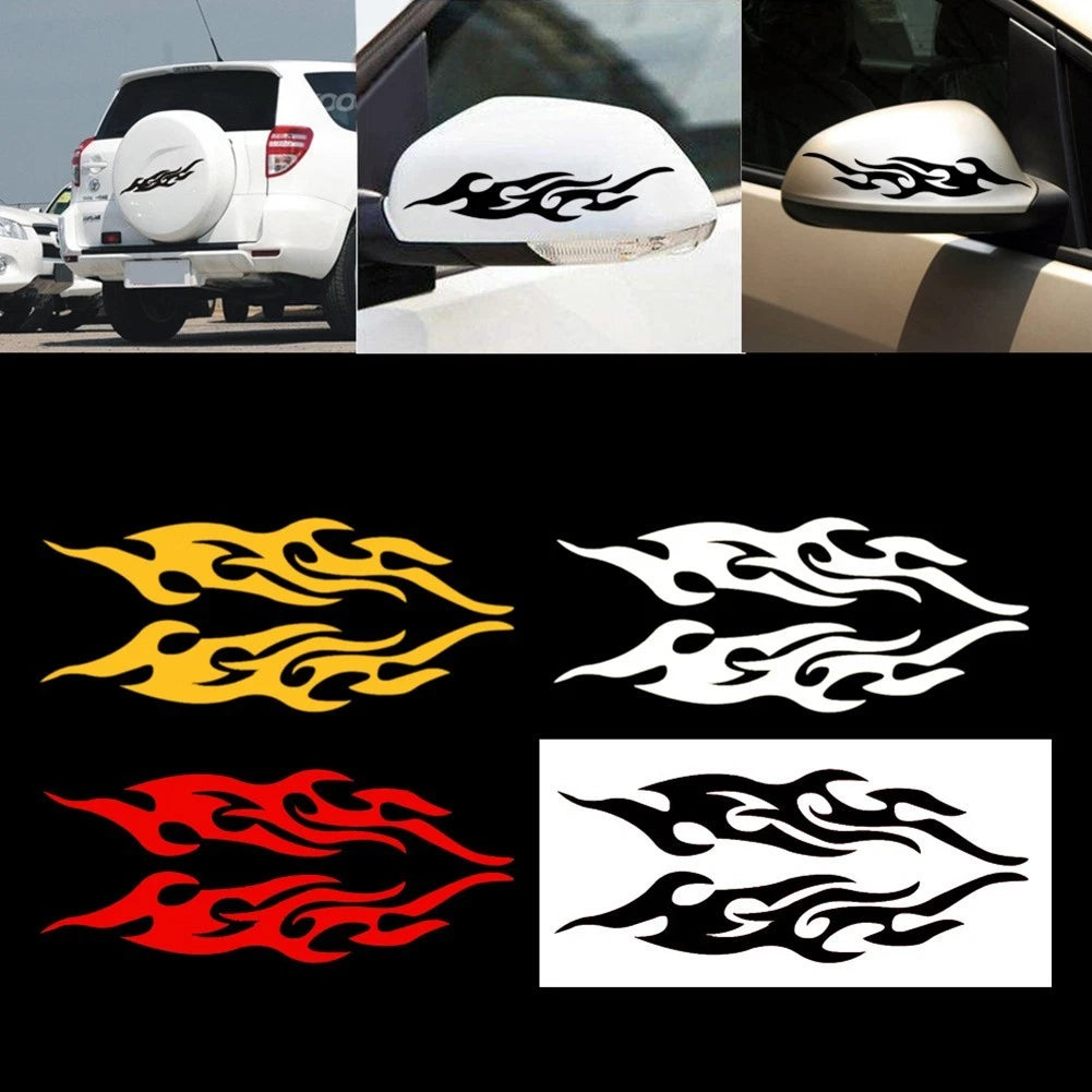 Easy To Apply Waterproof Flame Vinyl Sticker Kit For Car And