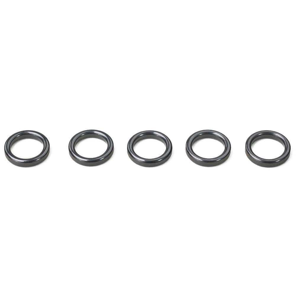 Fishing Guide Ring Set 5pcs Black