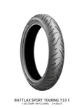 Bridgestone Battlax Sport Touring T33f Tire - 120/70zr18 M/c 59W Tl