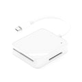 4 In 1 Type-c Smart Media M2 Sd Xd Card Reader Adapter 4-slot For