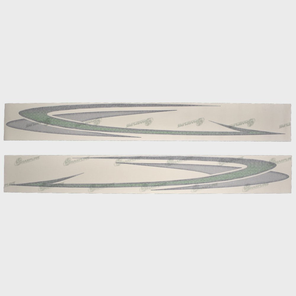 G3 Boat Graphic Hull Decal Sportsman Emblem Green by G3