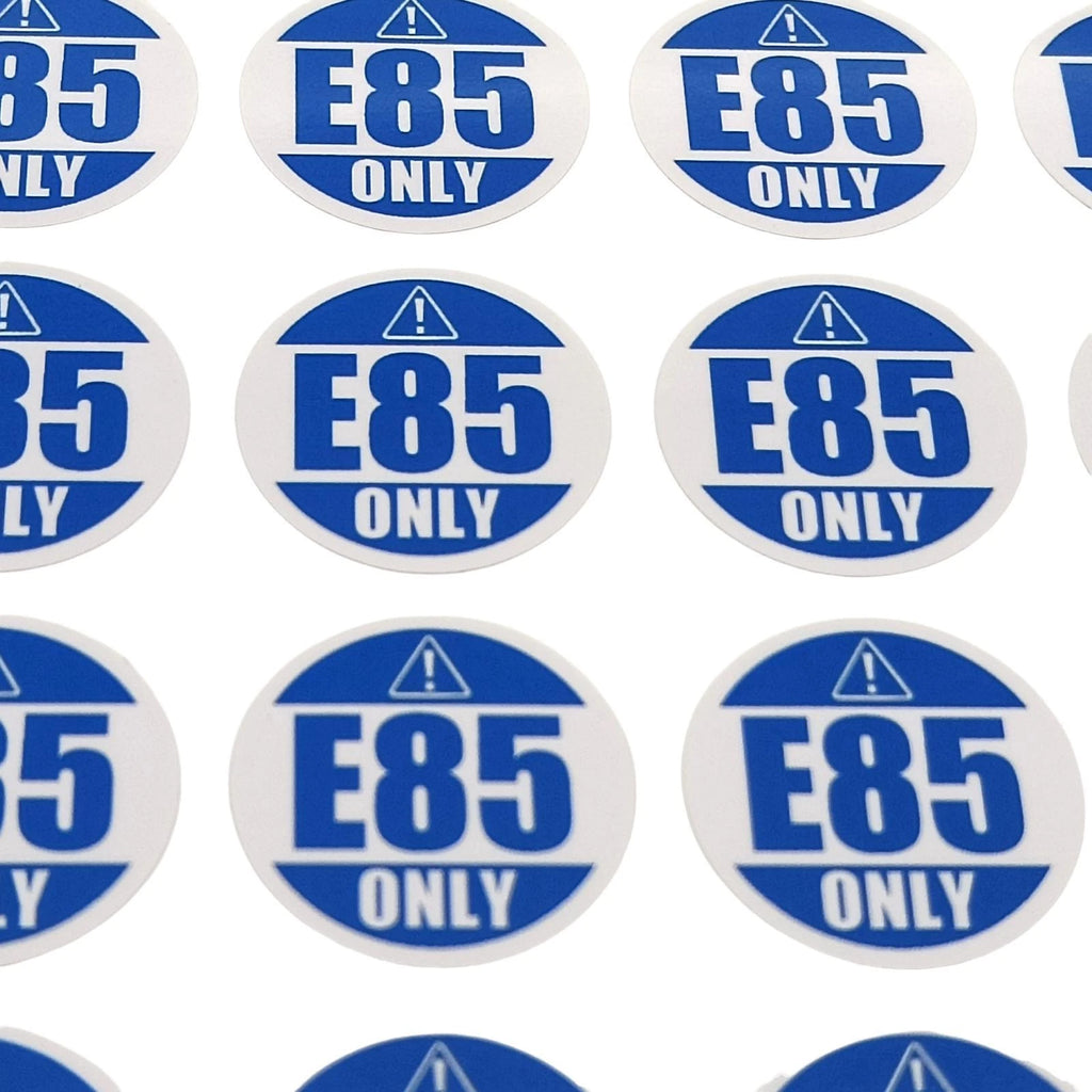 E85 Only Sticker – Die Cut Decal